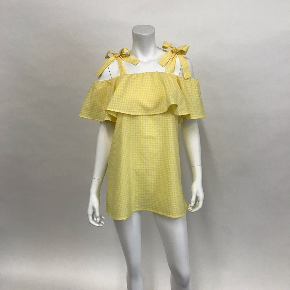 MLM LABEL Women’s  Mini Dress, Yellow, Brand New, SIZE S.
